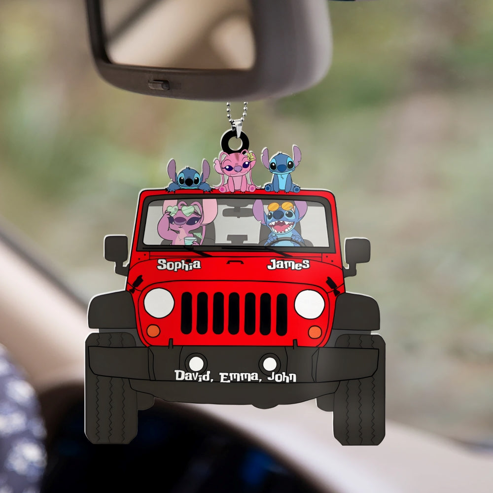 Personalized Gifts For Family Car Ornament 06ohdc210624-Homacus