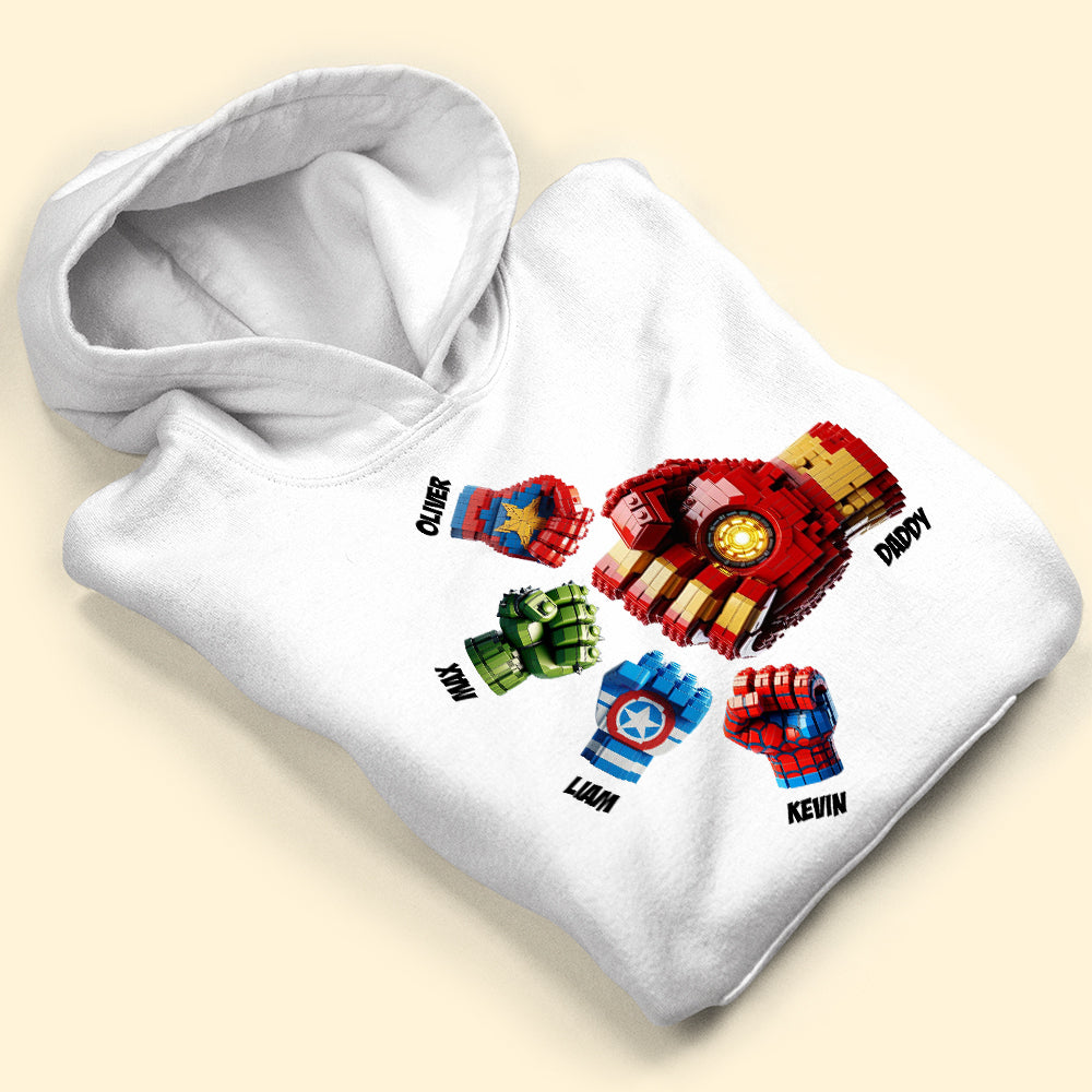 Super Dad's Fist Bump Shirt - Personalized Gifts For Dad 05OHTI270525-Homacus