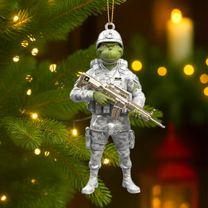 Green Veteran Ornament - Personalized Gifts For Veterans 02tgti110925-Homacus