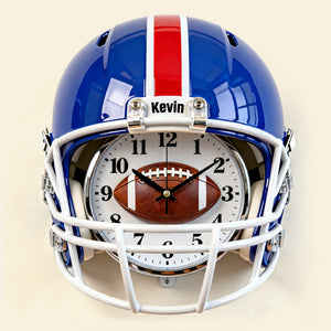 Helmet Hanging Wall Clock - Personalized Gifts For Sport Lovers 168nati080626