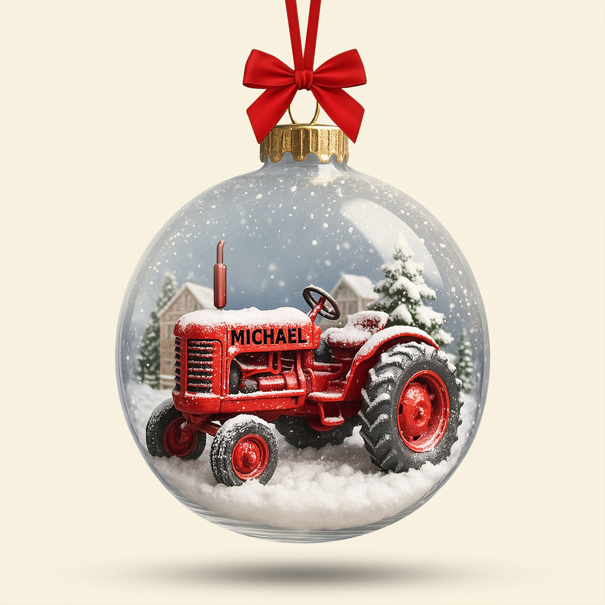 Tractor Ornament - Personalized Gifts For Farmers 05toti190825-Homacus