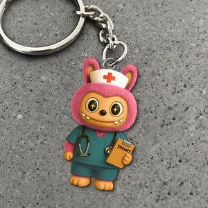 Toothy Goblin Keychain - Personalized Gifts For Nurse 03ohti170525-Homacus
