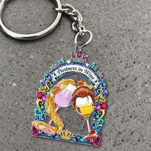 Princess Besties Keychain - Personalized Gifts For Besties 01nati100625-Homacus