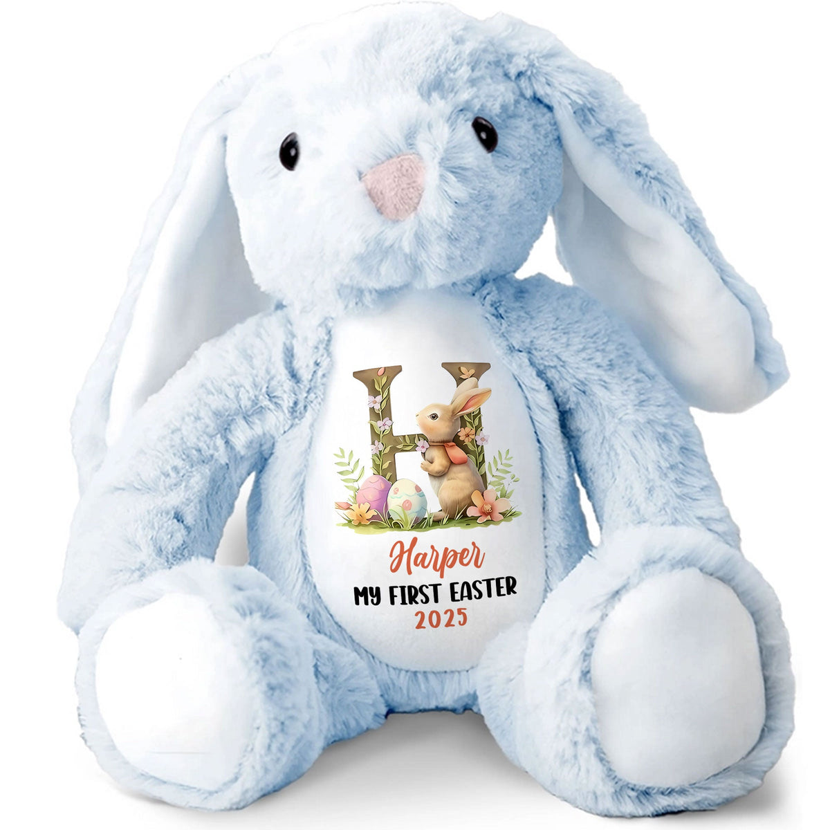 Personalized Gifts For Kid Stuffed Bunny, Easter Bunny Alphabet 01tgti140325-Homacus