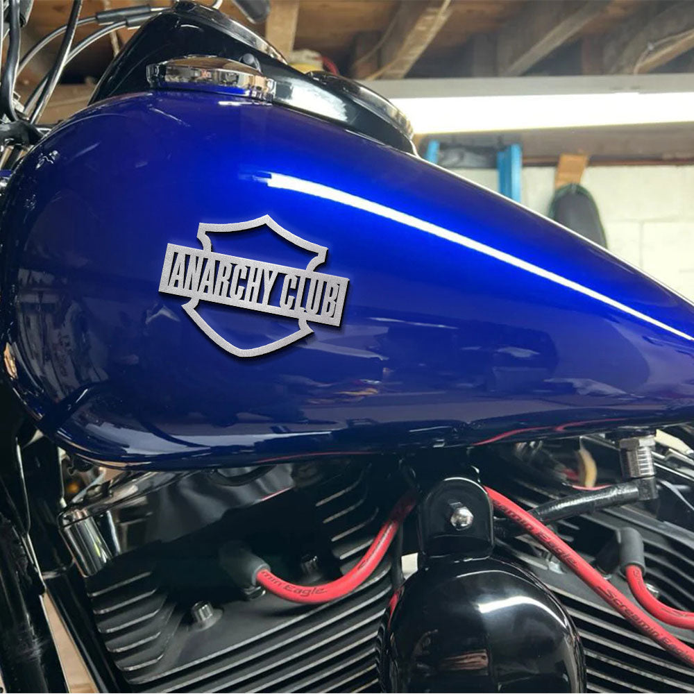 Custom Motorcycle's Name Emblems With Double-Sided Adhesive Tape For Gas Tank-Homacus