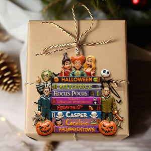 Horror Tape Stack Ornament, Personalized Christmas 02qhti161025-Homacus