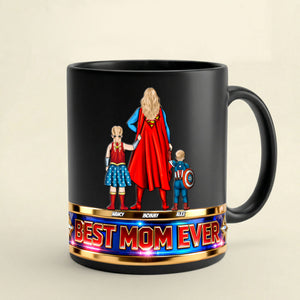 Powerful Mom And Kids Magic Ceramic Coffee Mug - Personalized Gifts For Mother's Day Magic Mug 05OHTI070426PA-Homacus
