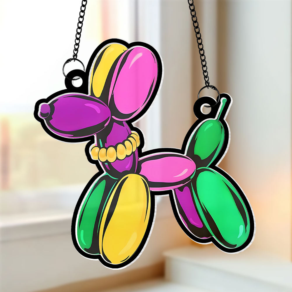 Personalized Gifts For Mardi Gras Suncatcher Ornament 05kati080225-Homacus