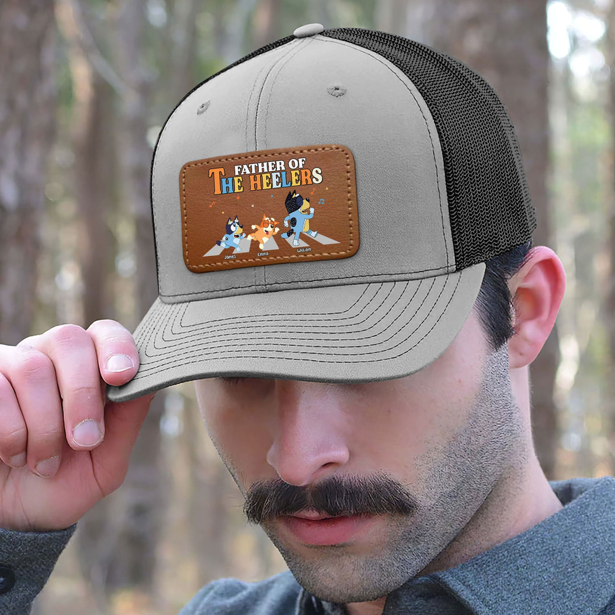 Dog Dad Trucker Hat - Personalized Gifts For Father 02OHTI170524-Homacus