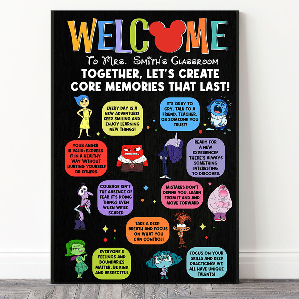 Personalized Gifts For Teacher Poster Welcome To Classroom 03XQTI070824-Homacus