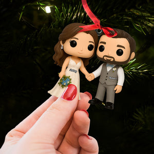 Cartoon Wedding Ornament - Custom Photo Gifts For Couple 05pgti040925-Homacus