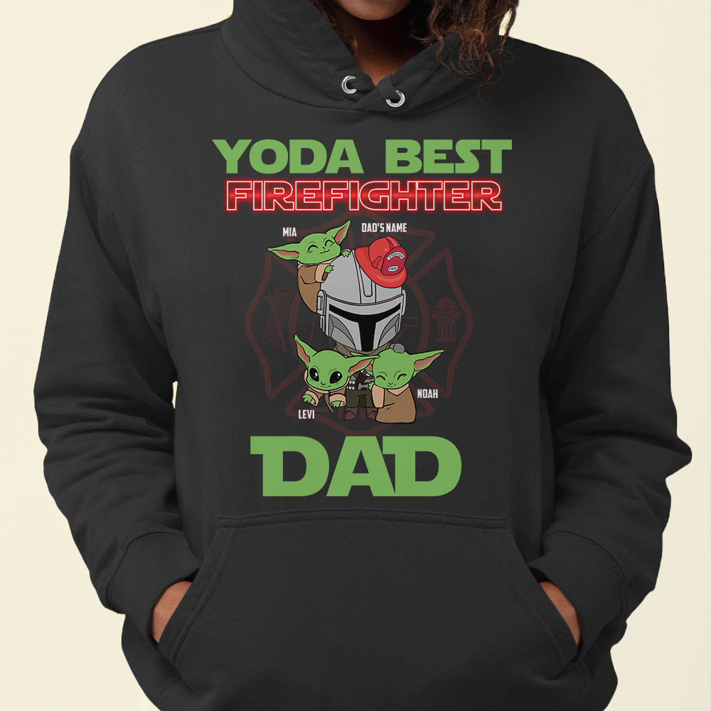 Personalized Gifts For Dad Shirt Best Firefighter Dad 22nthh060622-Homacus