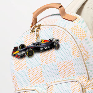 Personalized Gifts For Racing Car Keychain 01nati110225-Homacus