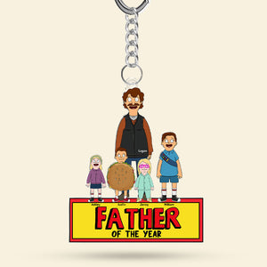 Personalized Gifts For Dad Keychain 01toti060225hg-Homacus