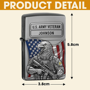 American Protector Lighter, Personalized Gifts For Veteran-Homacus