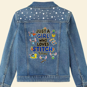 Blue Monster Denim Jacket - Personalized Gifts For Movie Lovers 05nati030625-Homacus