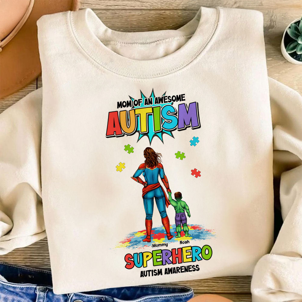 Personalized Gifts For Autism Mom Shirt 01huti050325pa-Homacus