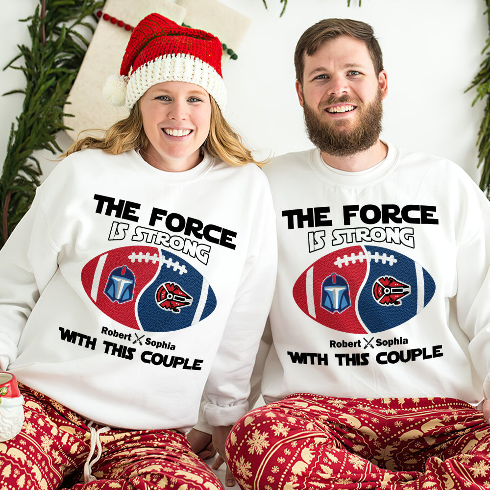 Custom Team Logo Gifts For Couple Shirt 01huti171123 American Football Team-Homacus