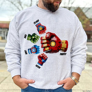 Super Dad's Fist Bump Shirt - Personalized Gifts For Dad 05OHTI270525-Homacus