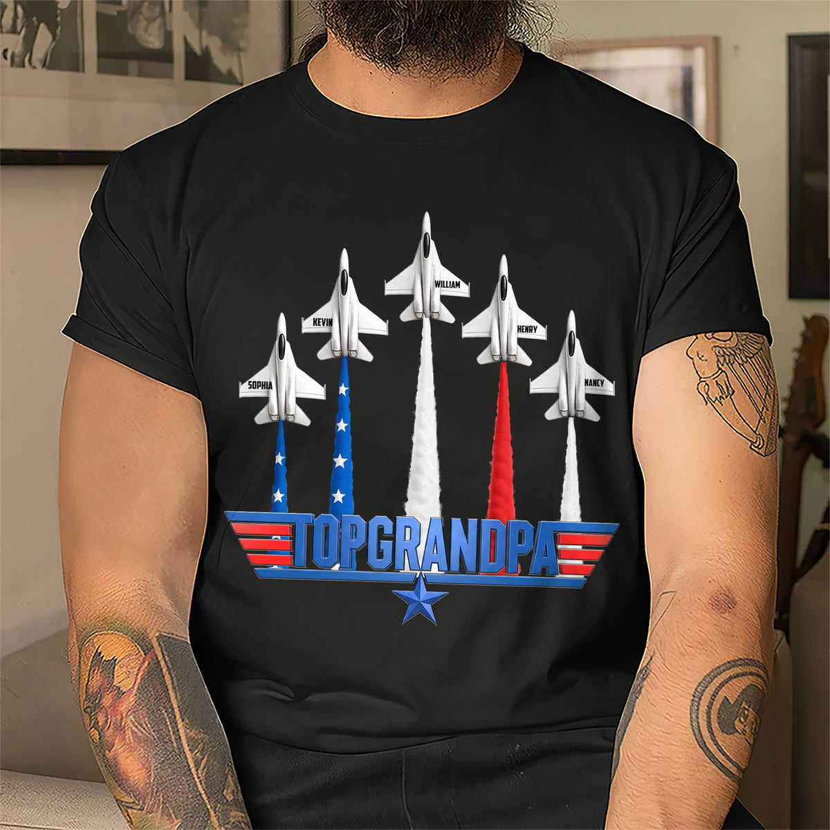 Top Grandpa Shirt - Personalized Gifts For Grandpa 02ohti090625-Homacus