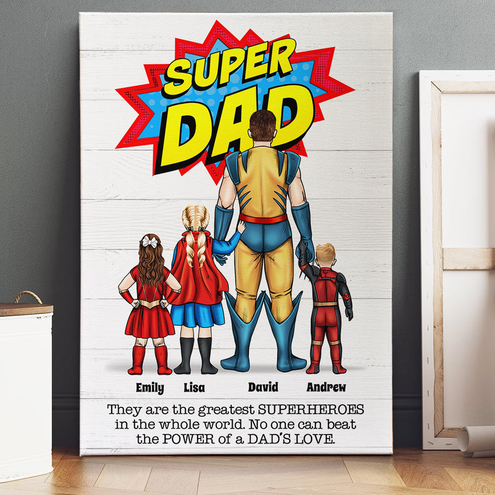 Personalized Gifts For Dad Canvas Print 05hudt030523tm-Homacus