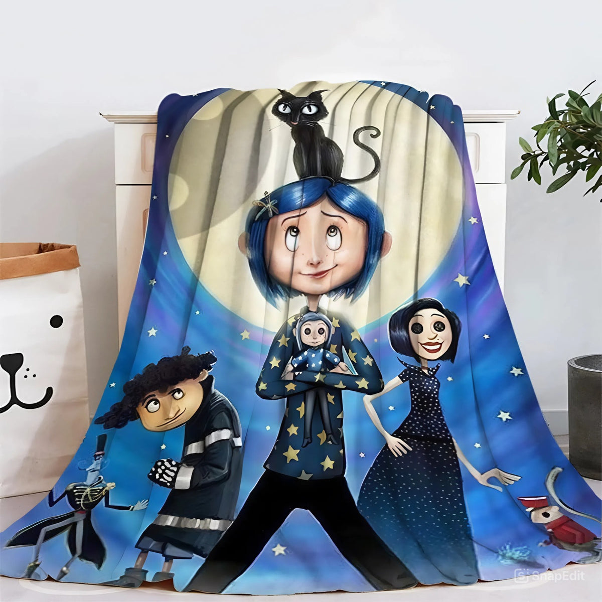 Creepy Doll World Blanket - Halloween Gifts For Movie Fans 81laxx180725-Homacus