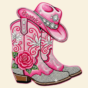 Cowgirl Boots Doormat - Personalized Gifts For Cowgirl 03namg150825-Homacus