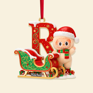 Alphabet Christmas Ornament - Personalized Gifts For Christmas 02NAMG040925-Homacus