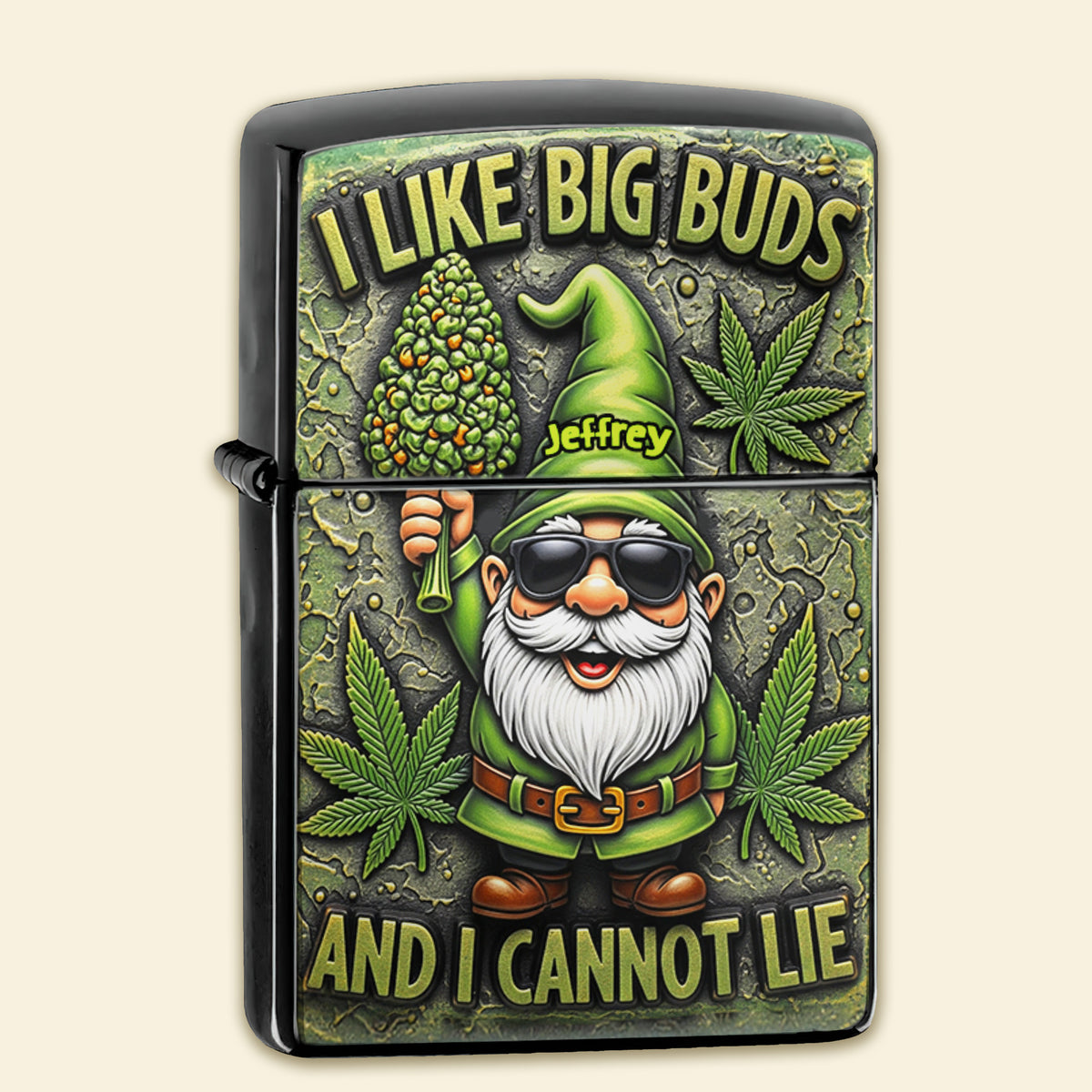 I Like Big Buds - Stoner Gnome Lighter - Personalized Gifts For Stoners-Homacus