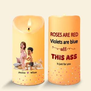 Couple LED Candle - Personalized Gifts For Couple 01NAMG040825-Homacus