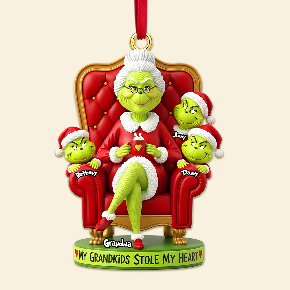 Grandparents’ Pride & Joy Ornament - Personalized Christmas Gift For Grandparents 04HUMG170925-Homacus