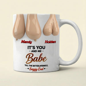 Old Couple Forever Mug - Personalized Gifts For Couple 04OHMG060125-Homacus