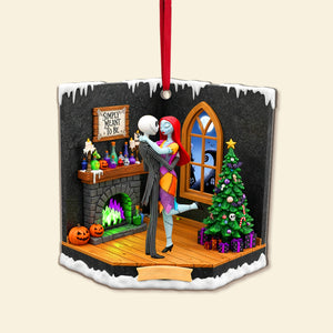 Personalized Gifts For Christmas, Couple acrylic ornament 02tomg230825-Homacus