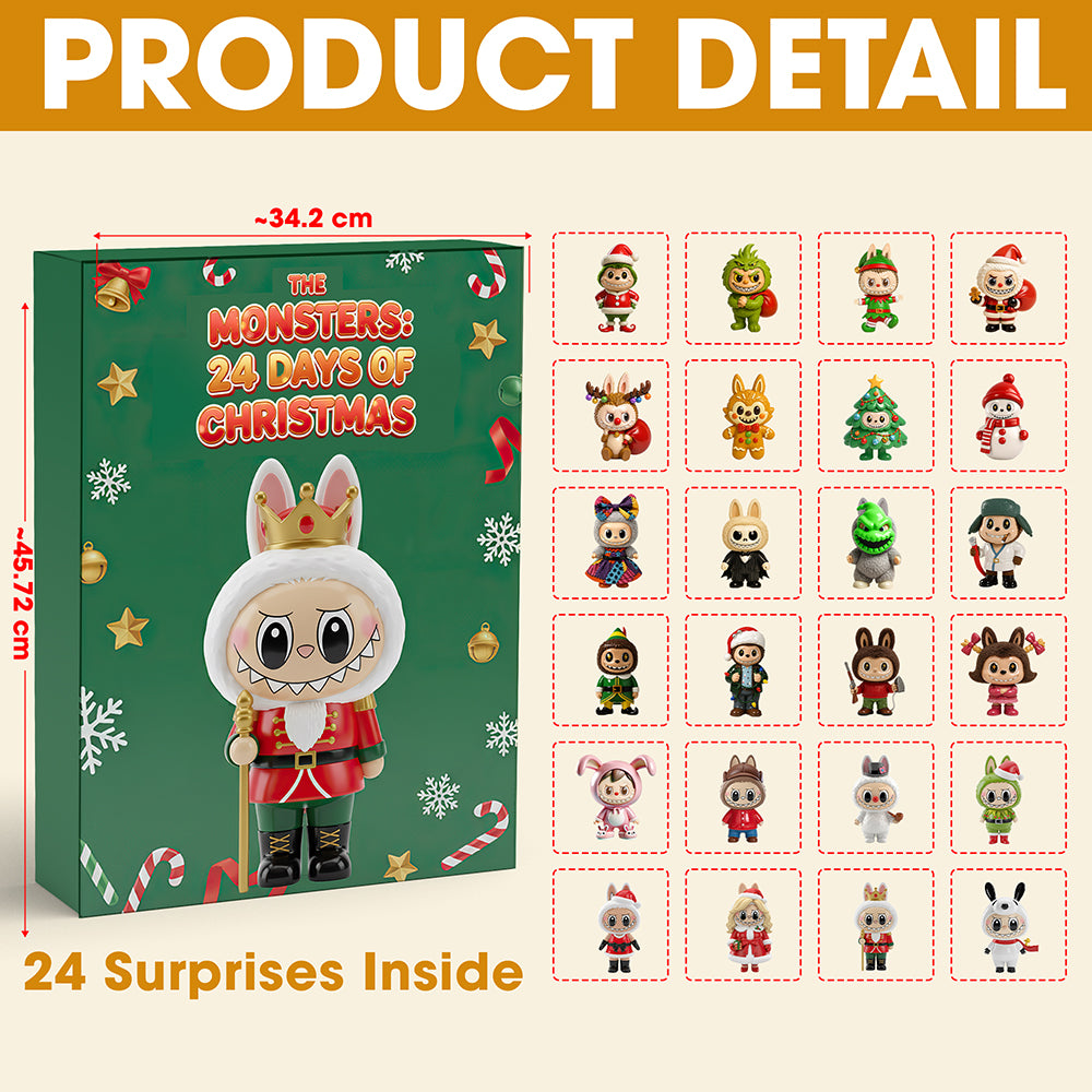 Monster Advent Calendar Custom Acrylic Blind Box, Personalized Gifts For Christmas 03humg101125-Homacus