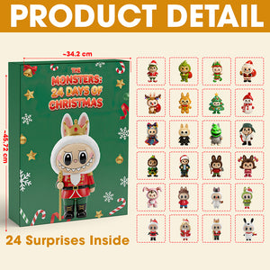 Monster Advent Calendar Custom Acrylic Blind Box, Personalized Gifts For Christmas 03humg101125-Homacus