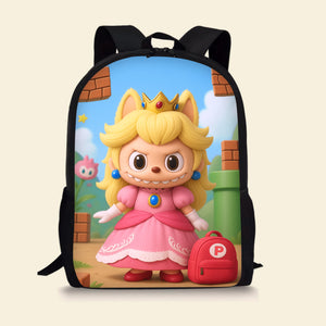 Back To School Monster Backpack - Personalized Gifts For Kids School Bag 04PGMG070825-Homacus