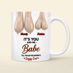 Old Couple Forever Mug - Personalized Gifts For Couple 04OHMG060125-Homacus