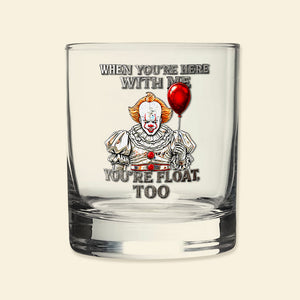 Halloween Round Whiskey Glass - Gifts For Halloween 01PAMG110825-Homacus