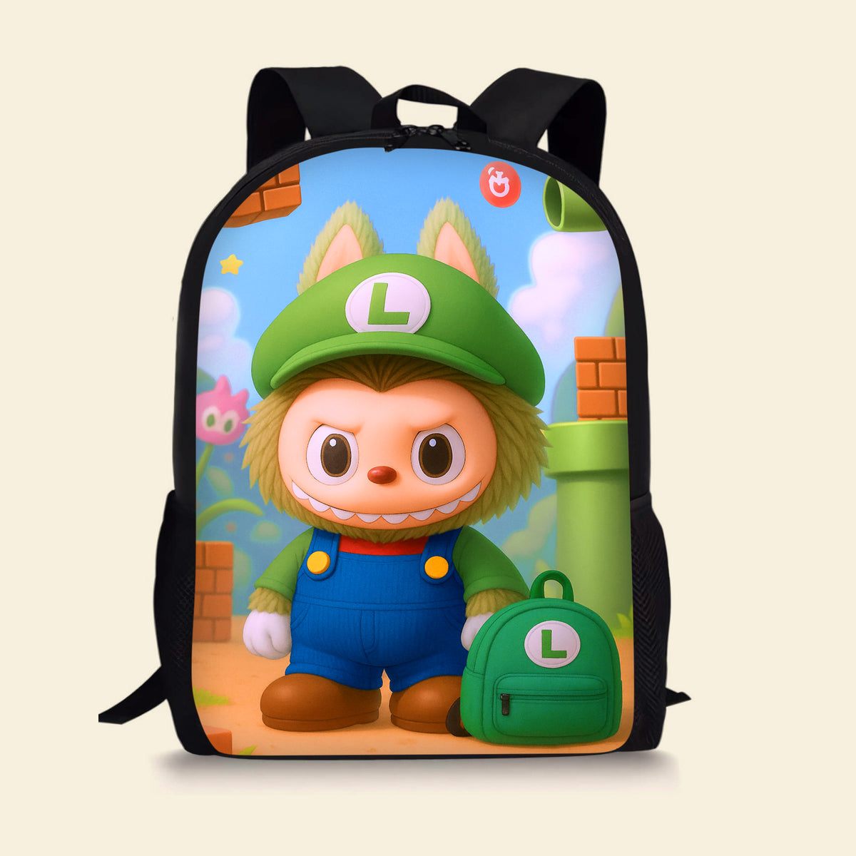 Back To School Monster Backpack - Personalized Gifts For Kids School Bag 04PGMG070825-Homacus