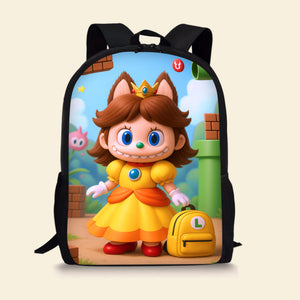 Back To School Monster Backpack - Personalized Gifts For Kids School Bag 04PGMG070825-Homacus