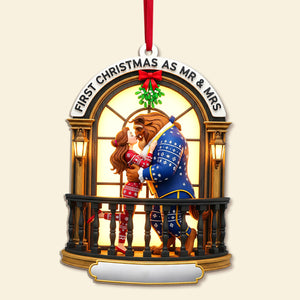 Personalized Gifts For Christmas, The Best Couple Acrylic Ornament 03namg230825-Homacus