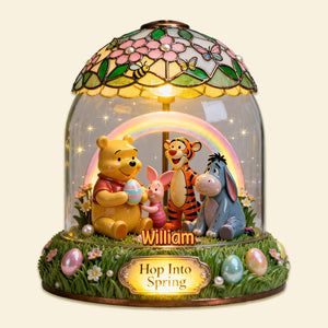 Hop Into Spring Acrylic Plaque - Personalized Easter Day Gifts 03PGMG070226-Homacus