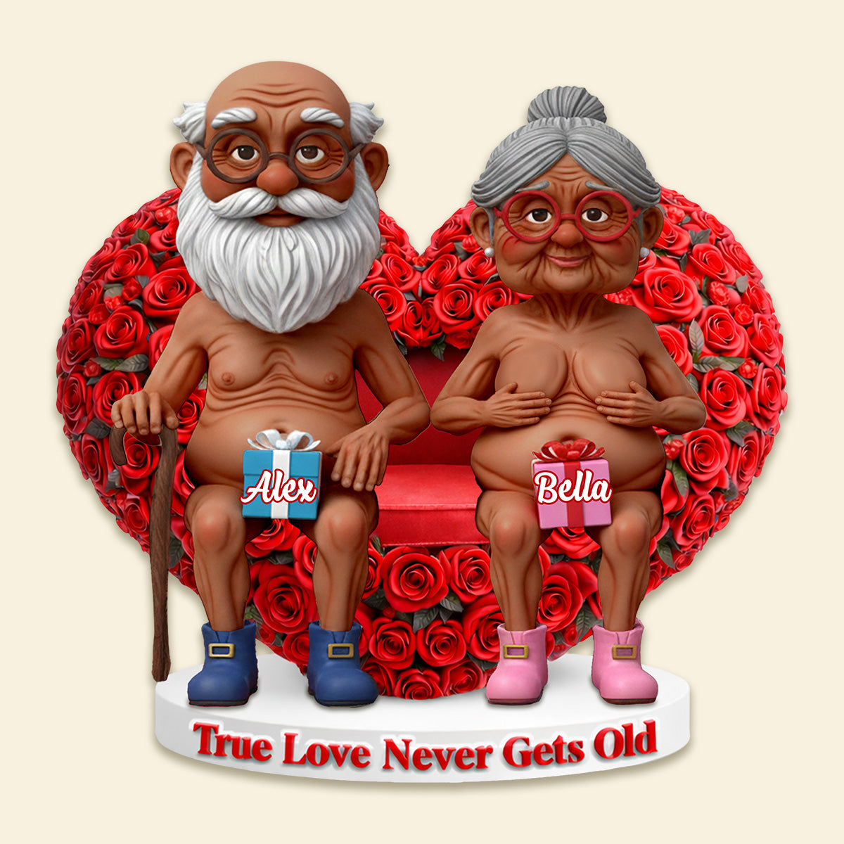 True Love Acrylic Plaque - Personalized Gifts For Couple 03OHMG040226-Homacus