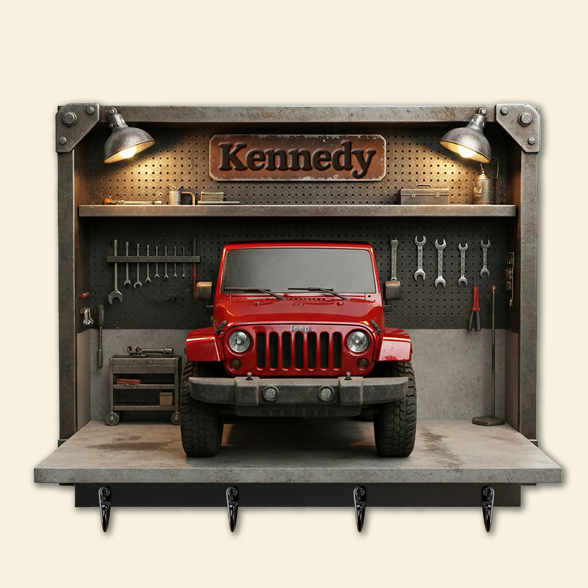 Off-Road Car Acrylic Key Hanger - Personalized Gifts For Off-Road Car Lovers 03kimg181225-Homacus