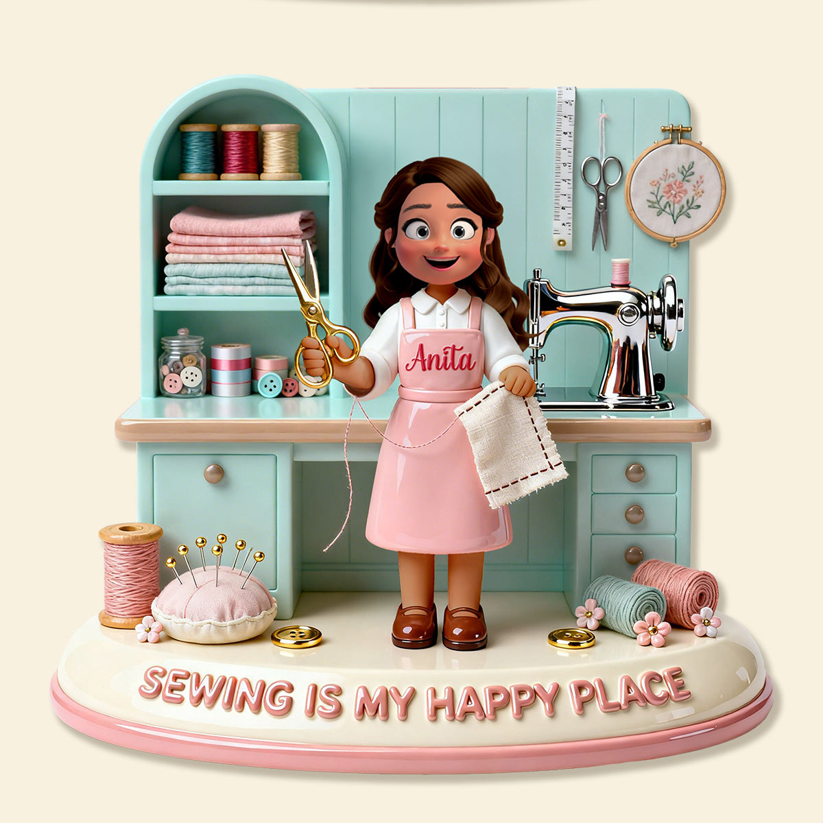 Sewing Room Acrylic Plaque - Personalized Gifts For Sewing Lovers 05pgmg120226-Homacus