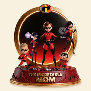 Super Mom and Kid Acrylic Plaque - Personalized Gifts For Mother 02tymg260226-Homacus