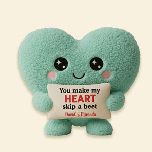 Valentine Couple Heart Shape Pillow - Personalized Gifts For Couple 02hymg241125-Homacus