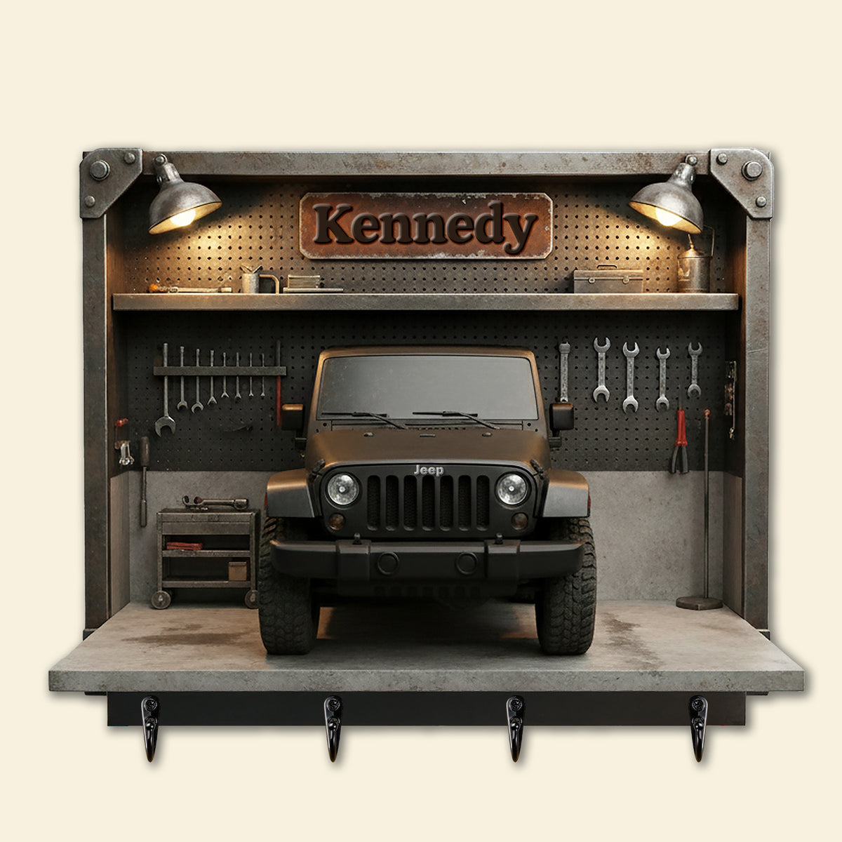 Off-Road Car Acrylic Key Hanger - Personalized Gifts For Off-Road Car Lovers 03kimg181225-Homacus