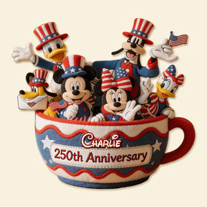 250th Anniversary Pillow - Personalized Patriotic Gifts 04PGMG030326-Homacus