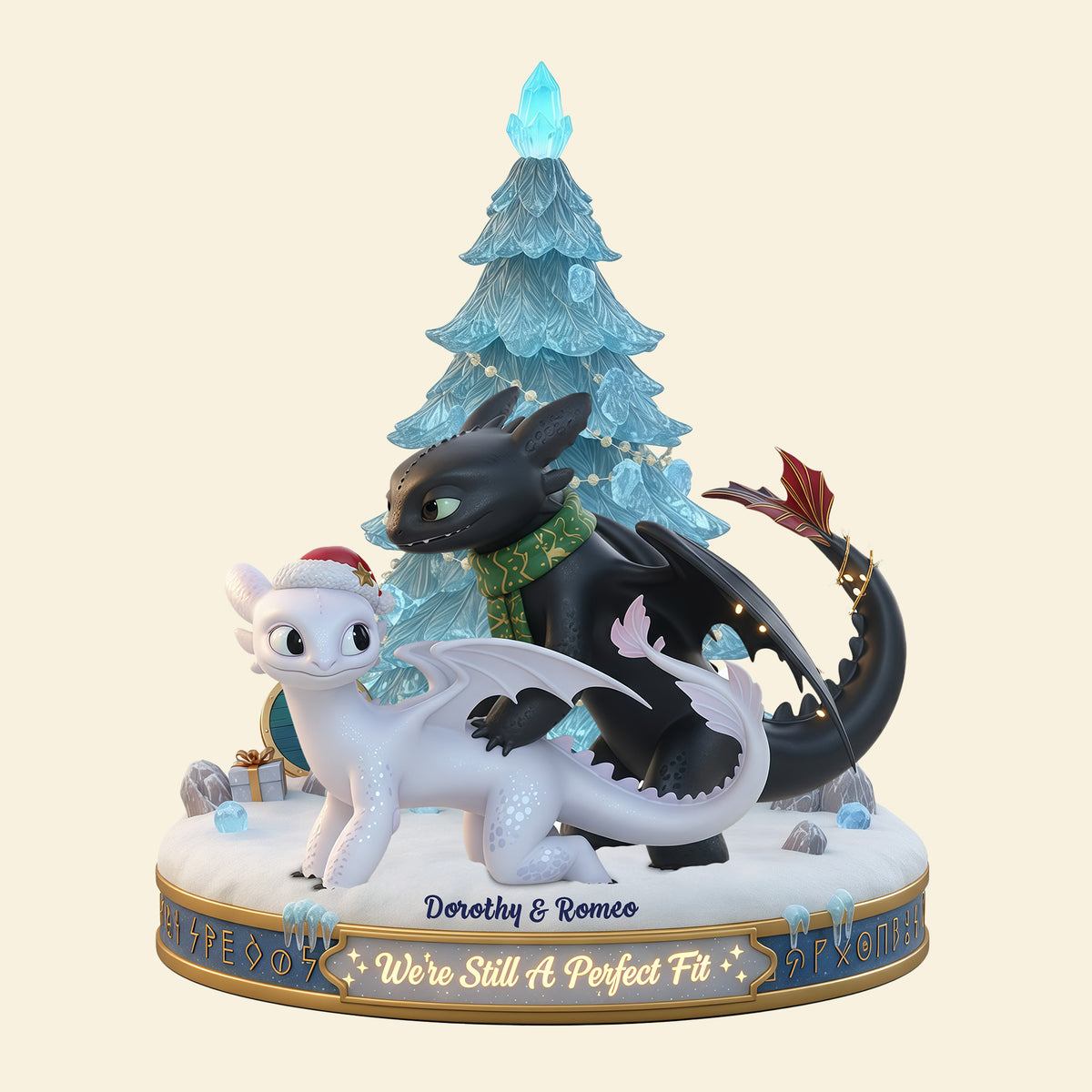 A Perfect Fit Couple Acrylic Light Box - Personalized Gifts For Couples 05OHMG031125-Homacus